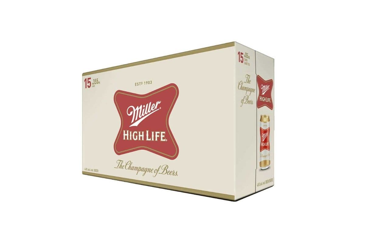 Miller High Life (15 x 355 ml Cans)