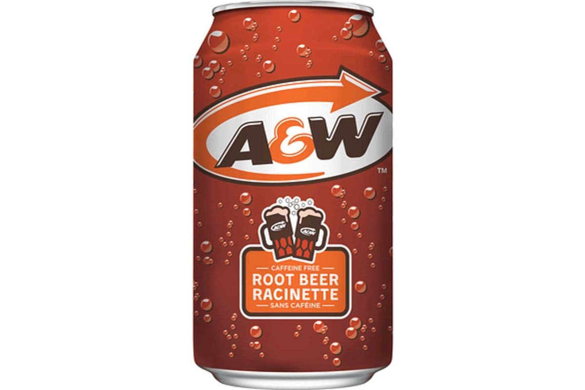 A&W Root Beer (355 ml Can) (90 Cal)