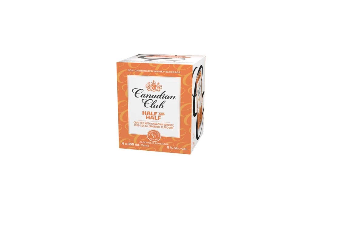 122105 - CANADIAN CLUB HALF & HALF (4 x 355ML)