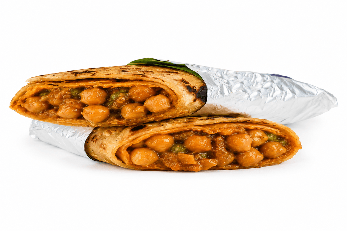 Chana Masala Roll