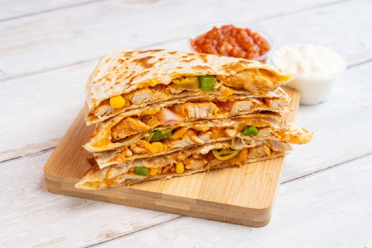 Gluten-Friendly Spicy Chicken Quesadilla