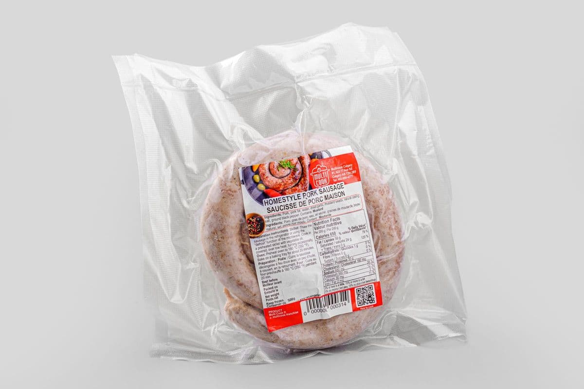 Homestyle Pork Sausage (400 g)