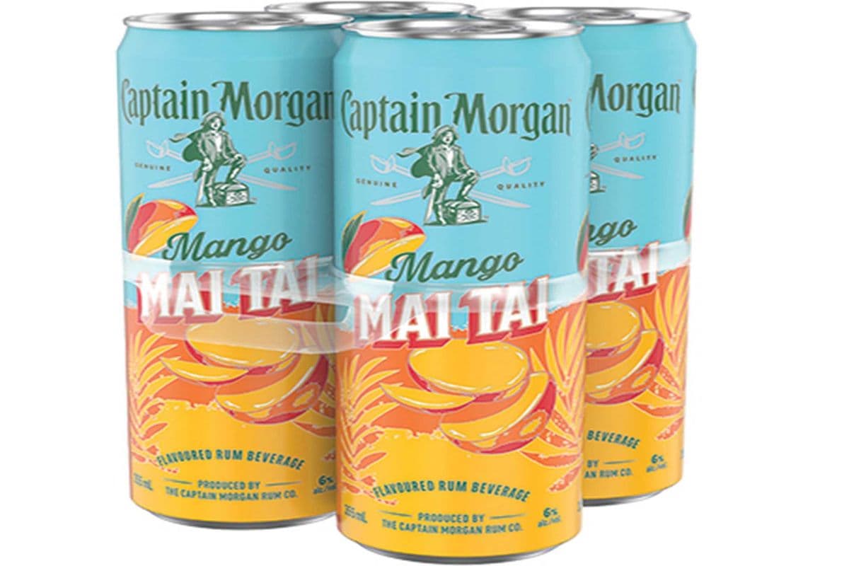 CAPTAIN MORGAN MANGO MAI TAI 4 CANS (4 x 355 ML)