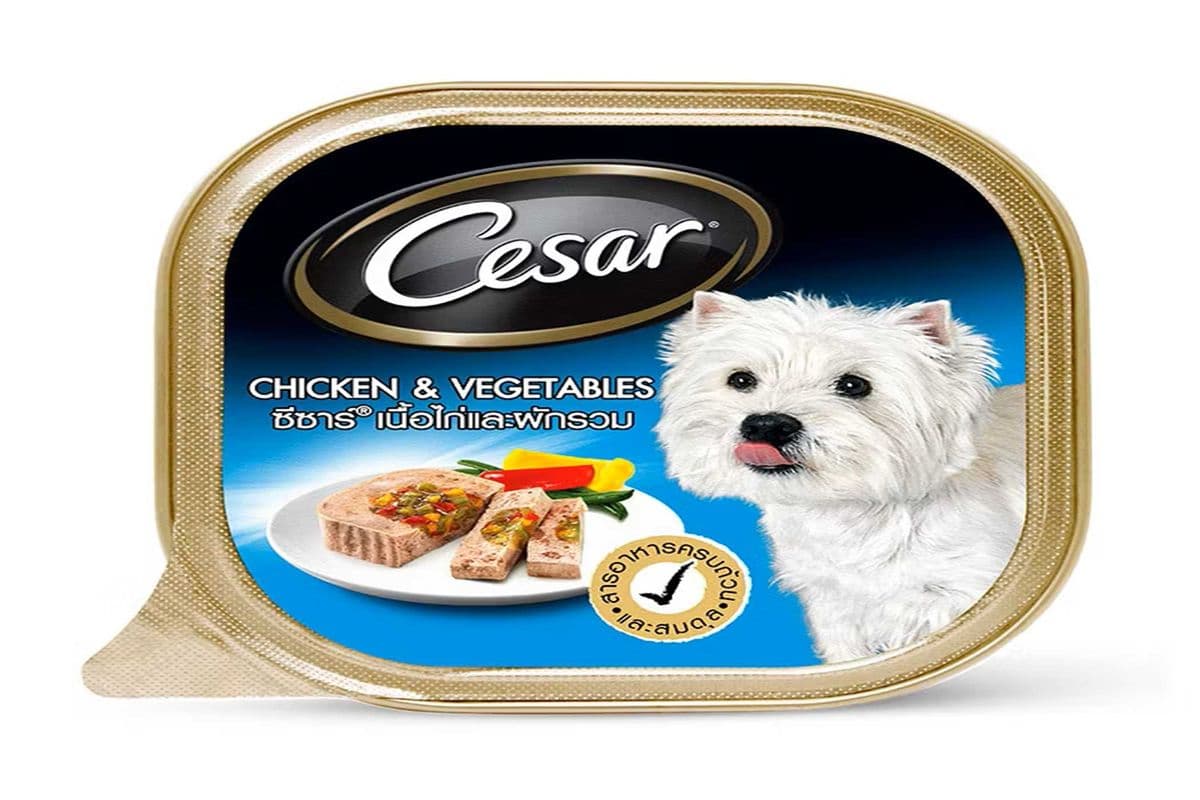 Cesar Chicken and Garden Vegetables Recipe (100g)