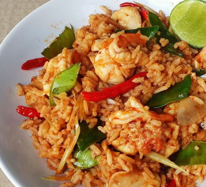 Tom Yum Fried Rice / Riz Frit Tom Yum