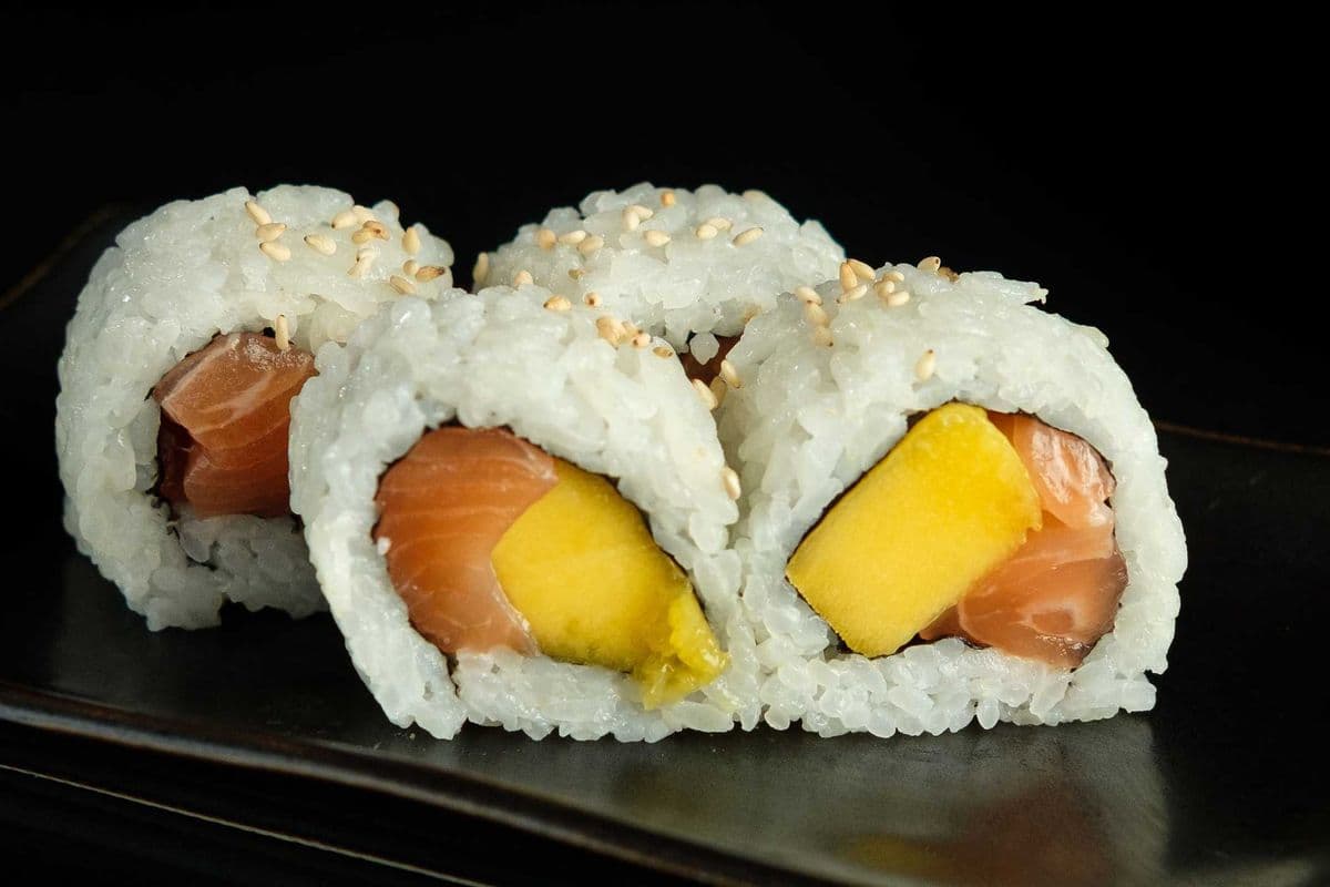 Salmon and Mango Roll