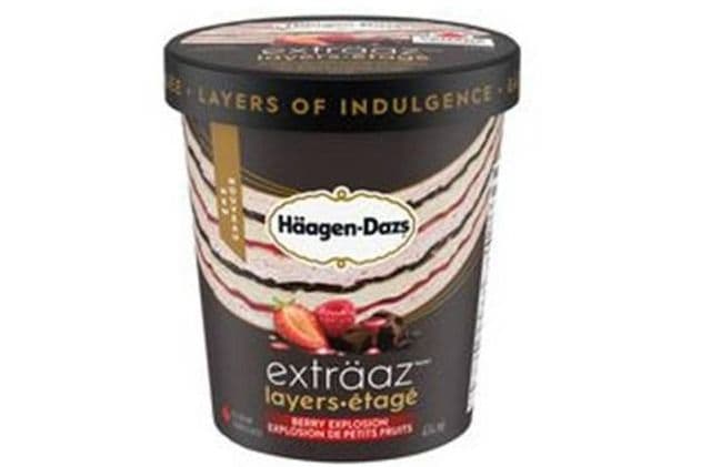 Haagen Dazs Extraaz- Layers Berry Explosion (414 mL)
