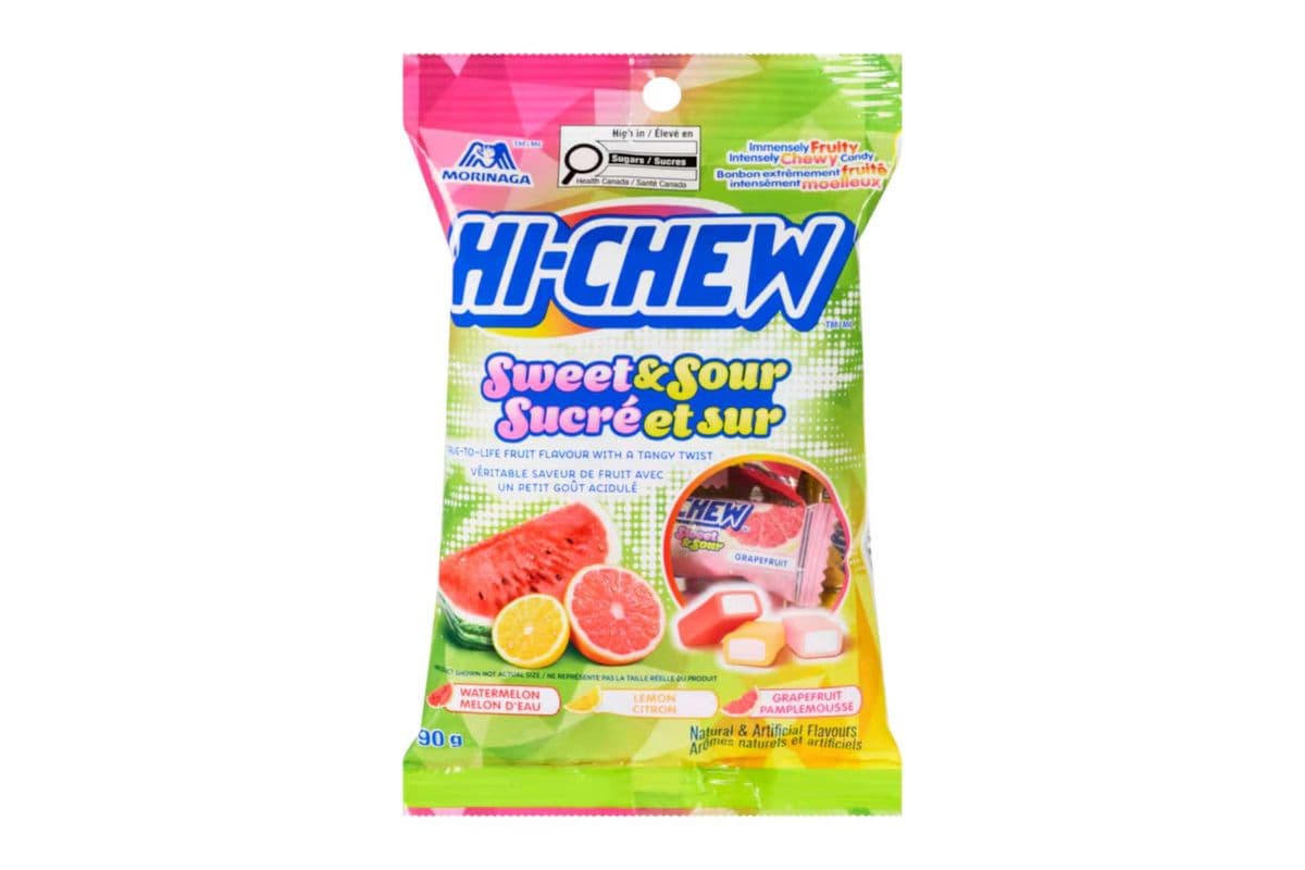 Hi-Chew Watermelon, Lemon, Grapefruit (90 g)