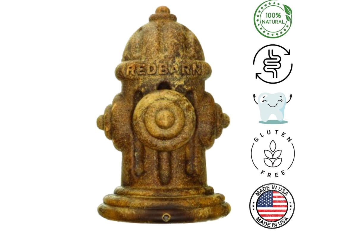 RedBarn - Chew A Bulls Hydrant Dog Treat - Mini