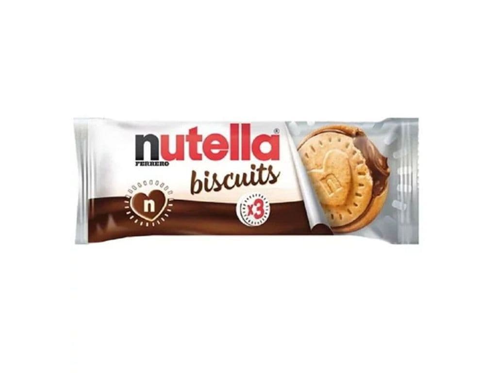 Nutella Biscuits 41.4g Hazelnut Chocolate Cream Cookie