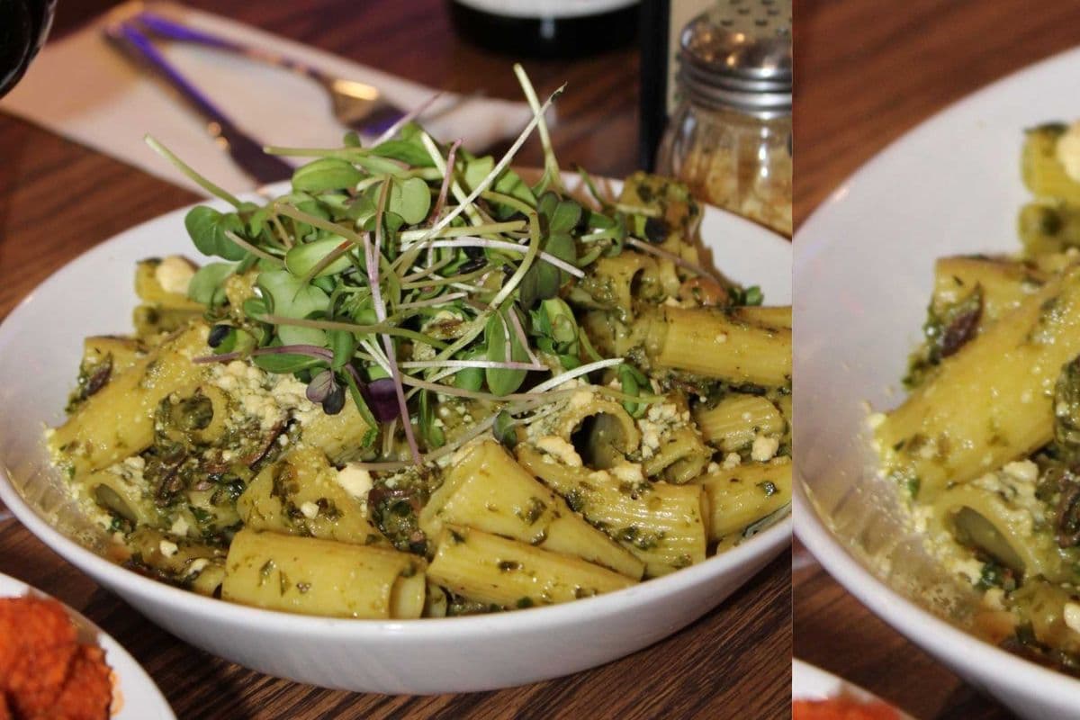 Pumpkin Seed Pesto Pasta