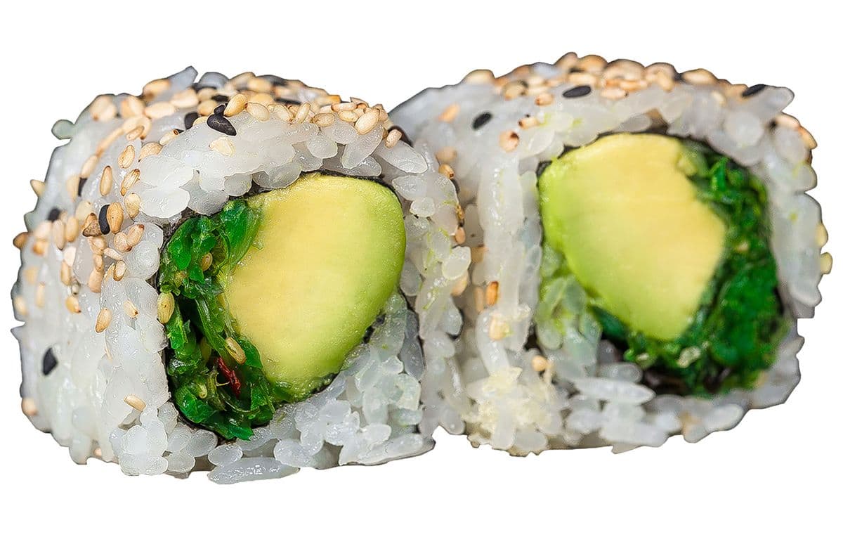Avocado & Wakame Salad Roll (6pcs)