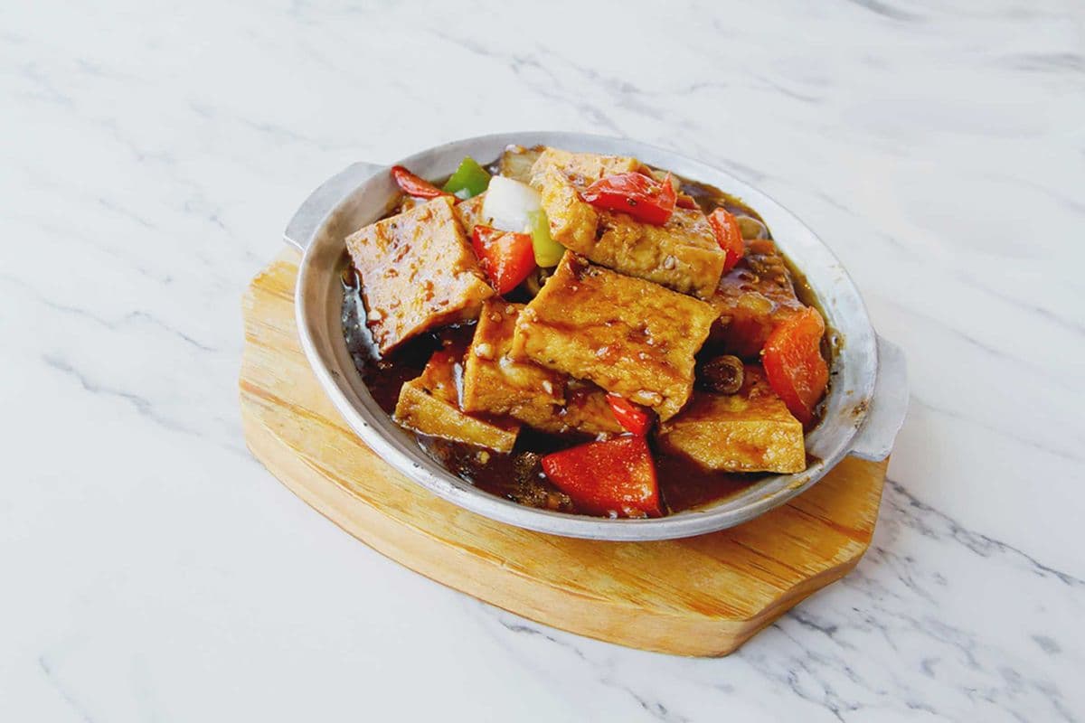House Special Tofu on Iron Plate 鐵板豆腐
