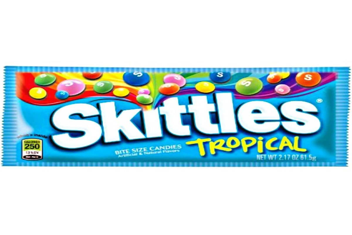 Skittles Tropical Candies (61g) (160 Cal)