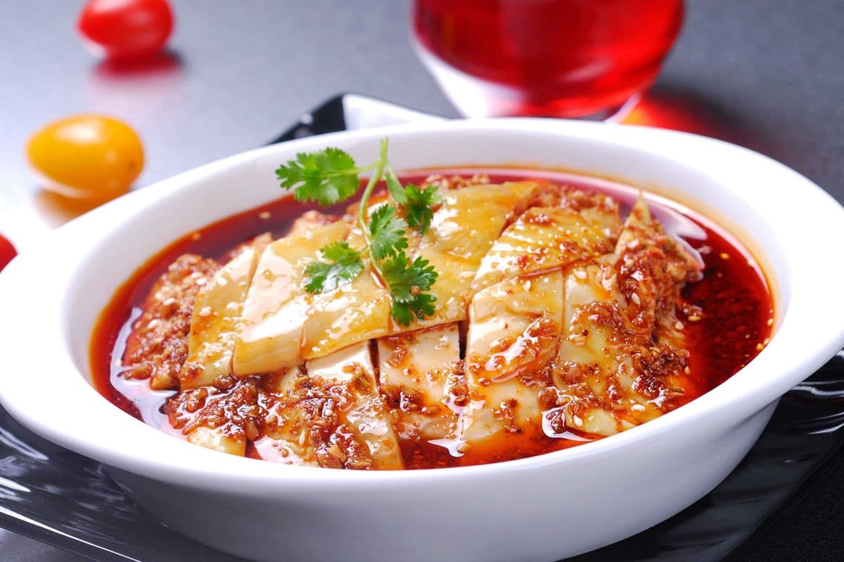 Bone Chicken in Chili Oil 口水鸡