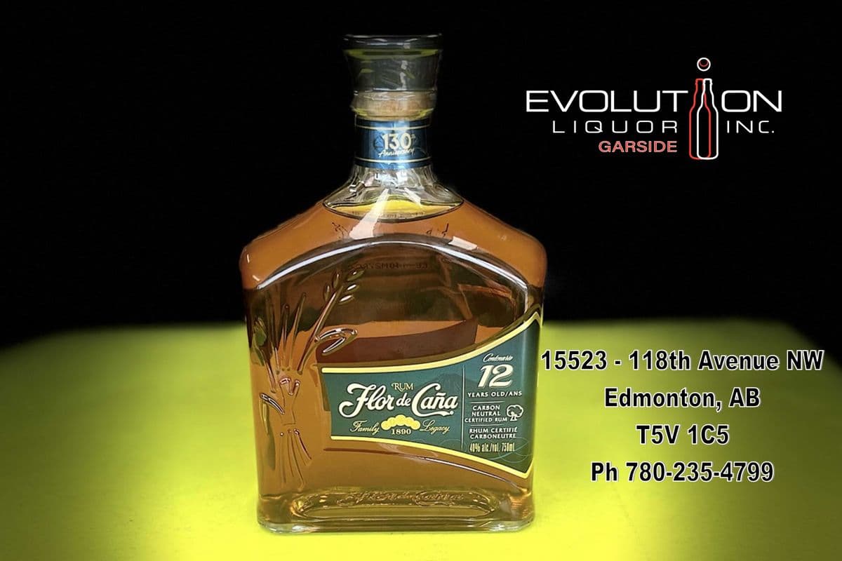 Flor de Cana Rum 0750G (1 x 750ml Glass Bottle)