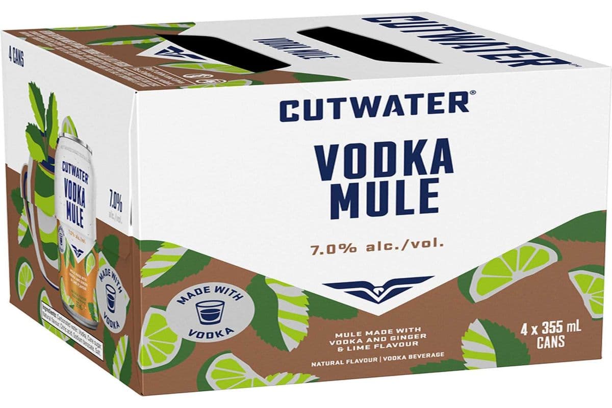 CUTWATER VODKA MULE 4X355ML (1 x 355ML)