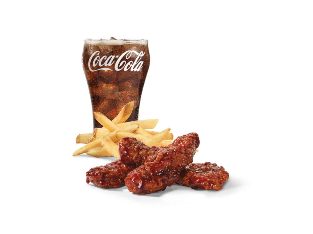 Honey BBQ Saucy Chicken Strips Combo - Small