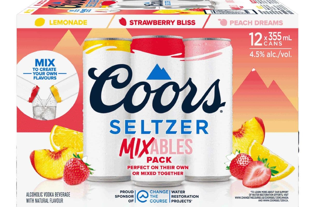 Coors Seltzer Mixable Pack (12 x 355)
