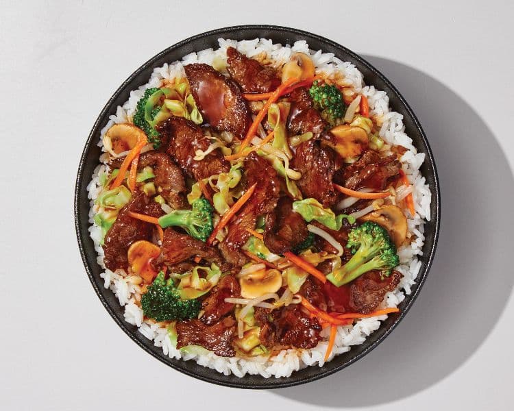 Bœuf Teppanyaki avec riz