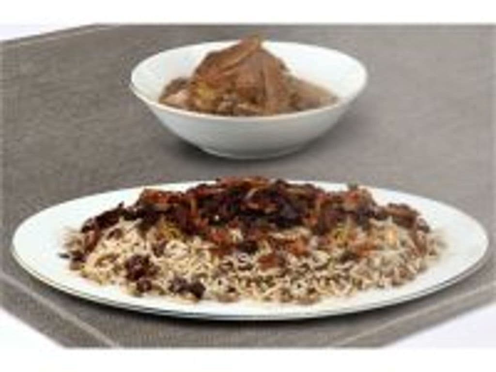 Persian Lamb and Lentil Pilaf