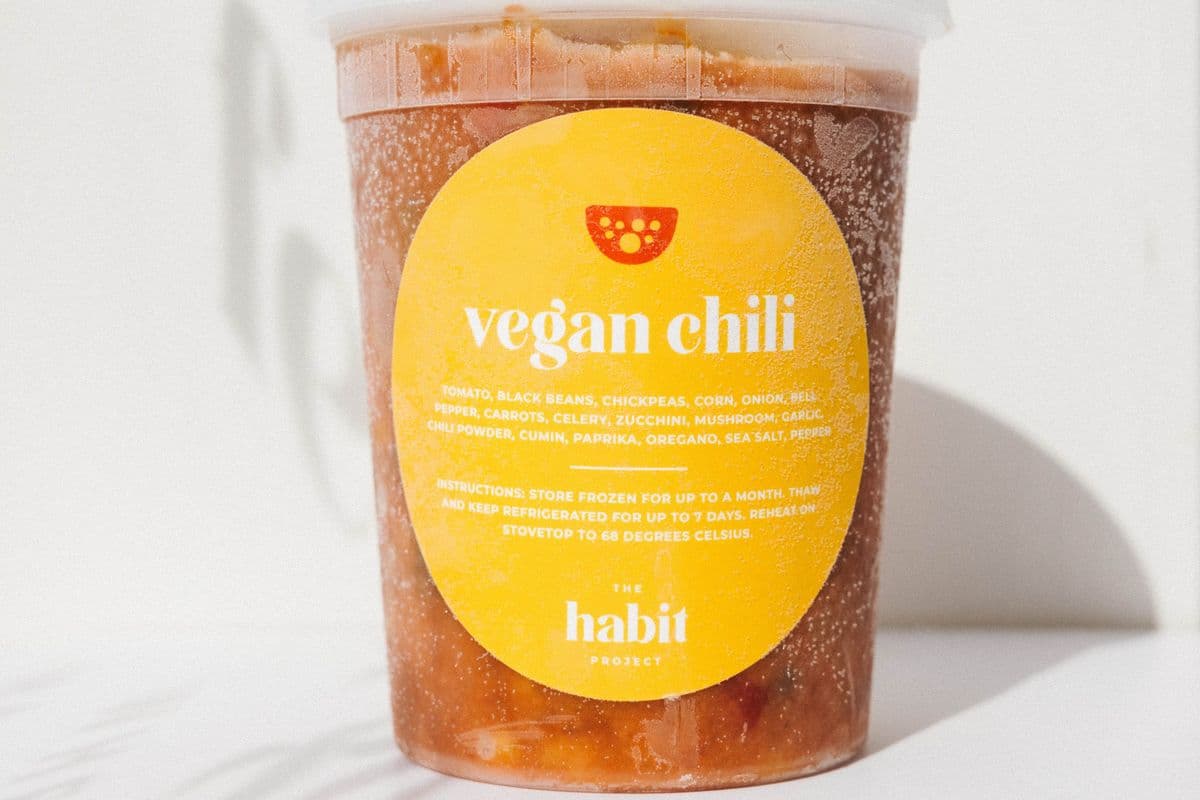 Frozen Vegan Chili (1 L)