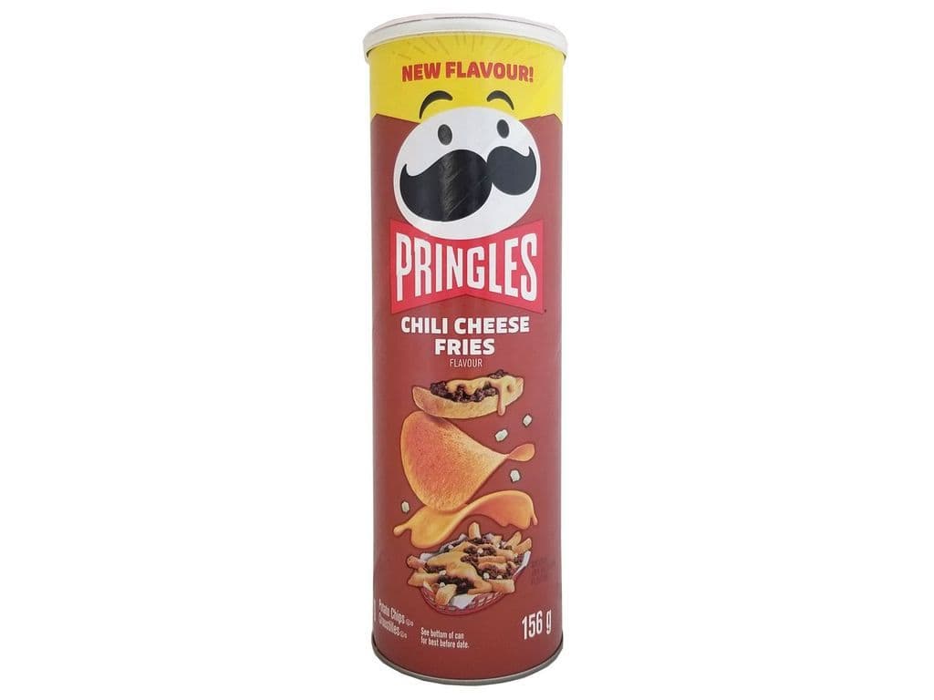 Pringles Chili Cheese Fries Zesty Stacked Potato Chips 156g