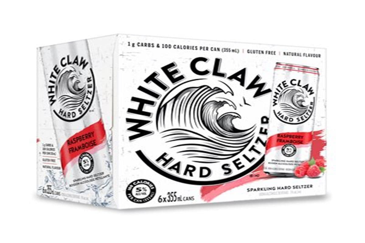 White Claw Raspberry 6 Cans (6 x 330ml)