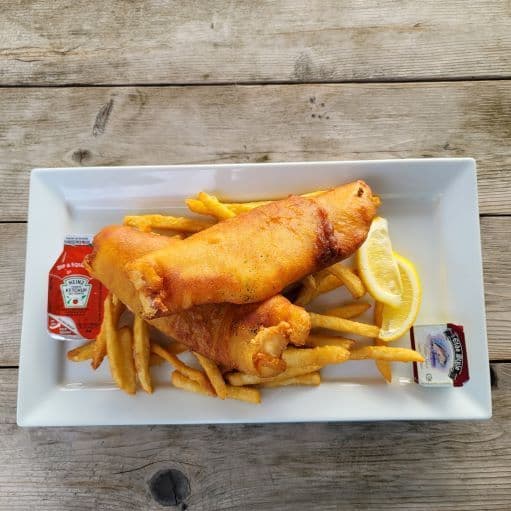 2pc - 6oz Fish & Chips - Basa / Haddock / Cod