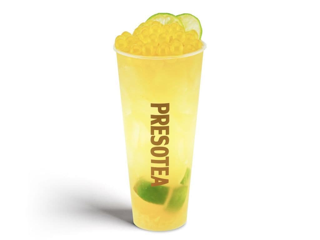 Limonade verte au yuzu / Yuzu Lime Crush Tea