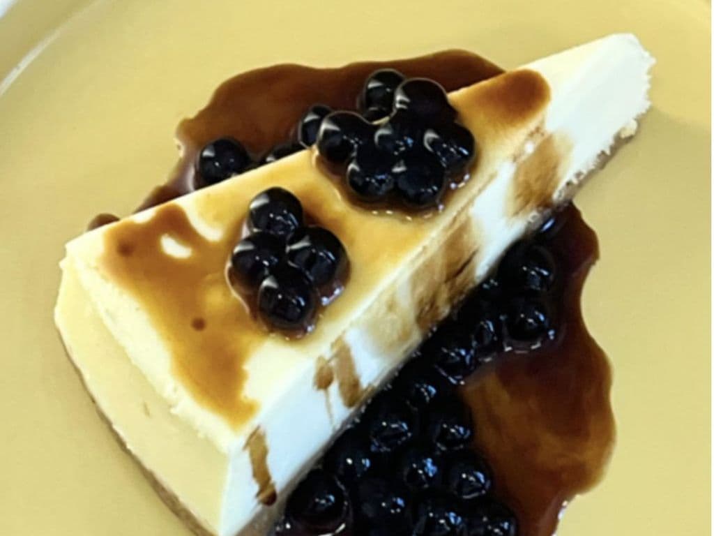 boba yuzu cheesecake