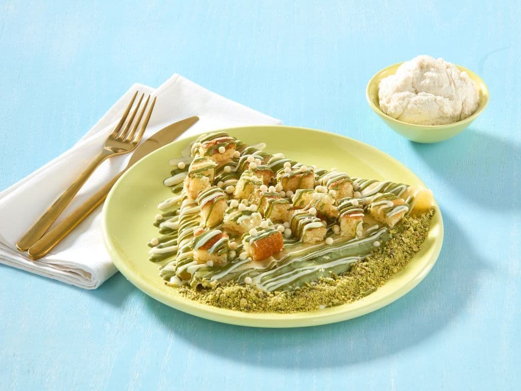 Pistachio Crepe