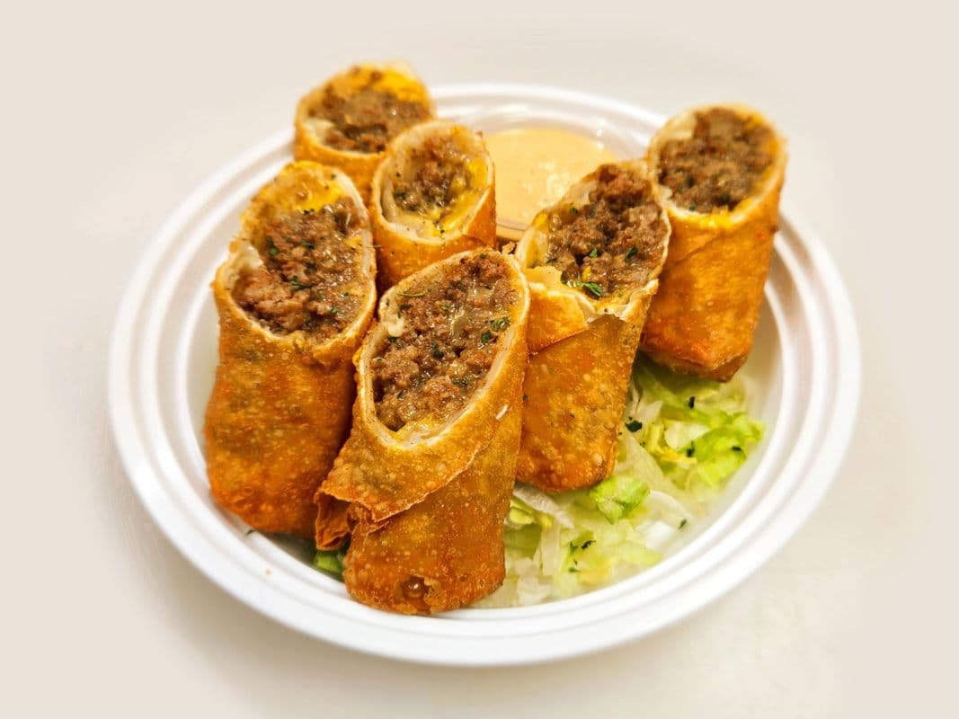 Cheeseburger Egg Rolls