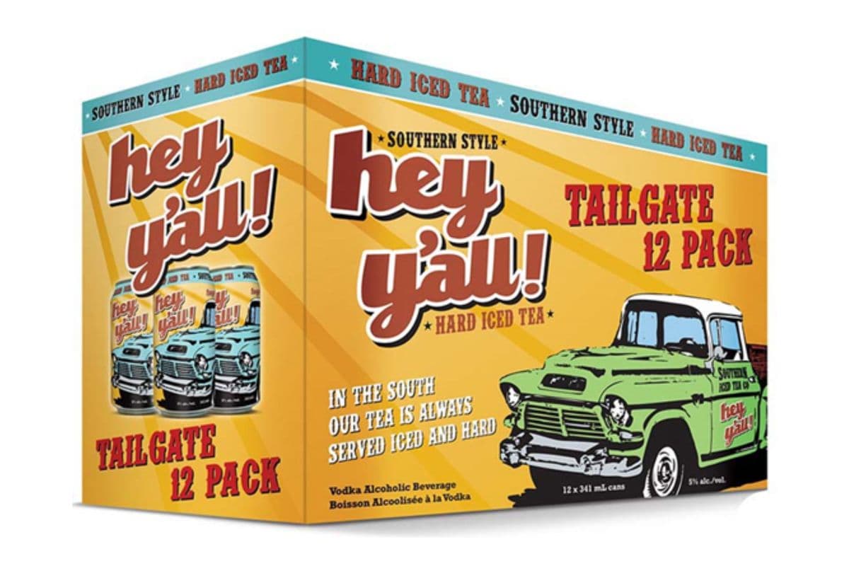 Hey Y'All Tailgate Ice Tea (12 Cans)