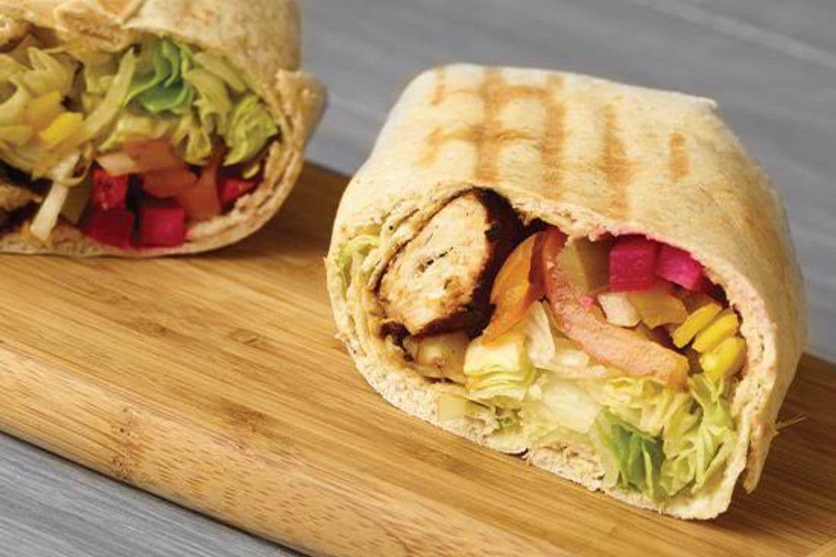 Large Chicken Souvlaki Wrap