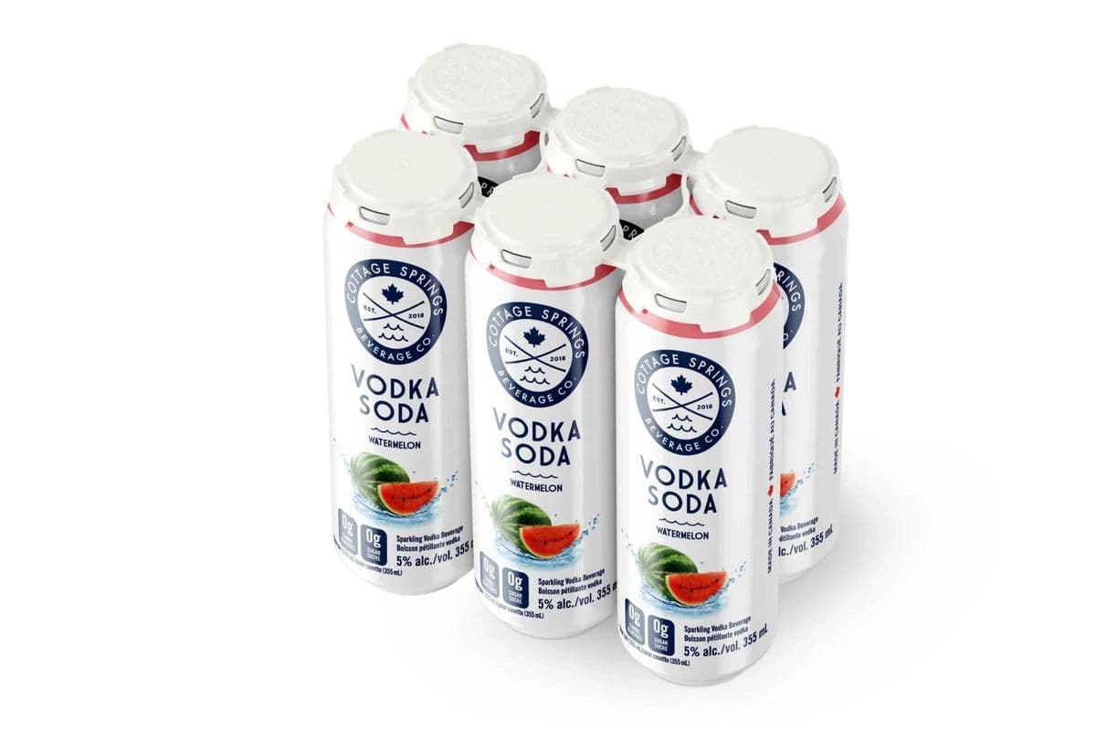 COTTAGE SPRINGS VODKA SODA WATERMELON 6CAN (1 x 355ML)