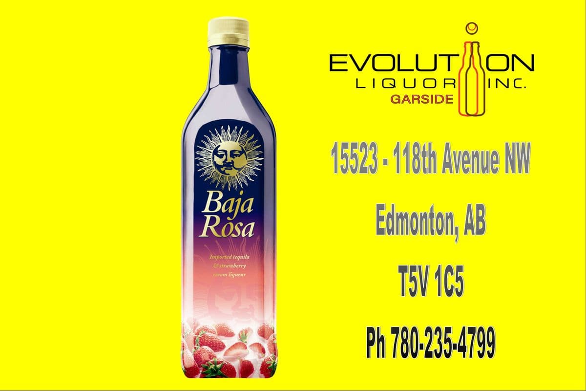 Baja Rosa Tequila & Strawberry Cream Liquor 0375G (1 x 375ml Glass Bottle)