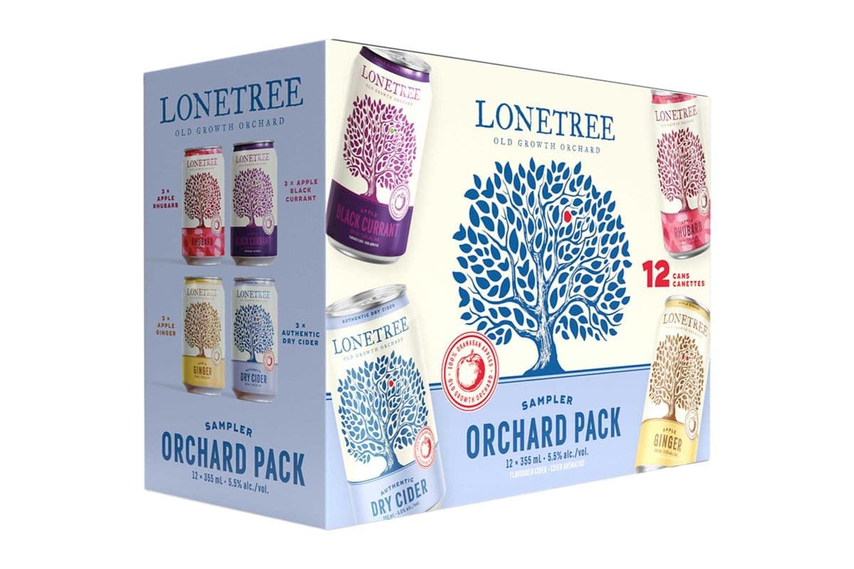 Lonetree Cider Orchard Sampler (12 x 355ml Can)