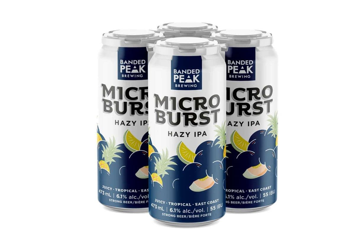 BANDED PEAK MICROBURST HAZY IPA 4 CANS (4 x 473 ML)
