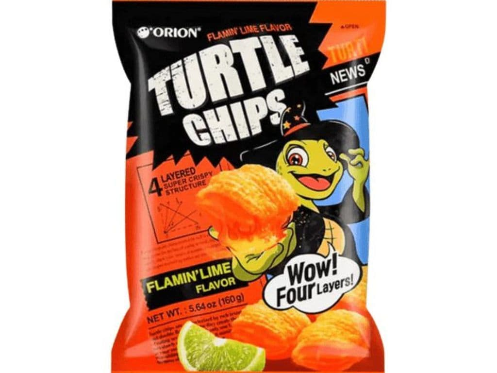 Turtle Chips Korea (160g) - Flamin’ Lime