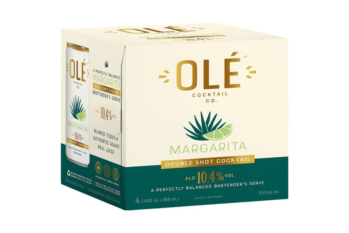 Ole Double Shot Margarita Cans (4 x 355ml)