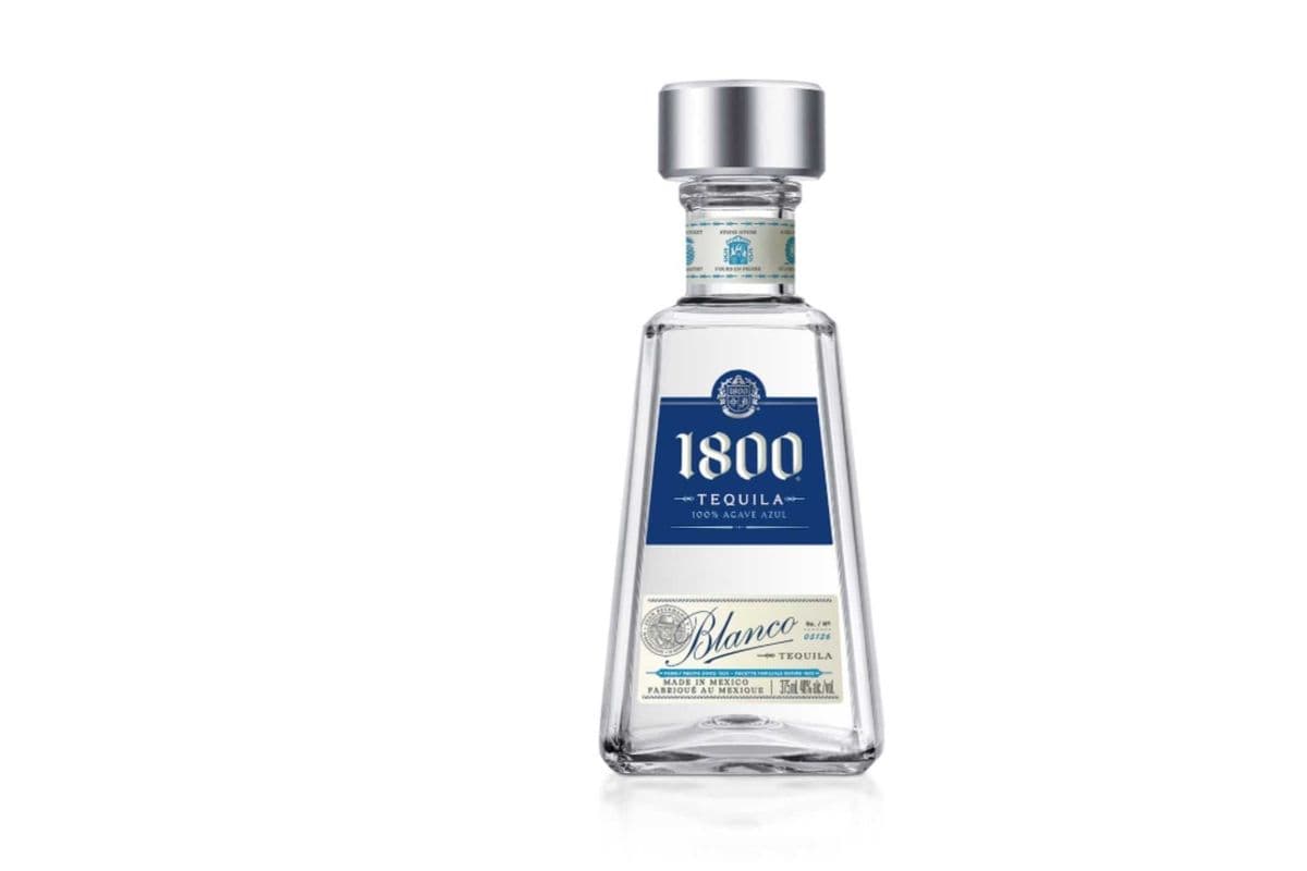 1800 - BLANCO TEQUILA 375 ML (1 x 375ML)