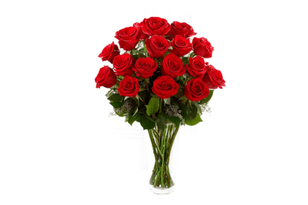 12 Long Stem Red Roses