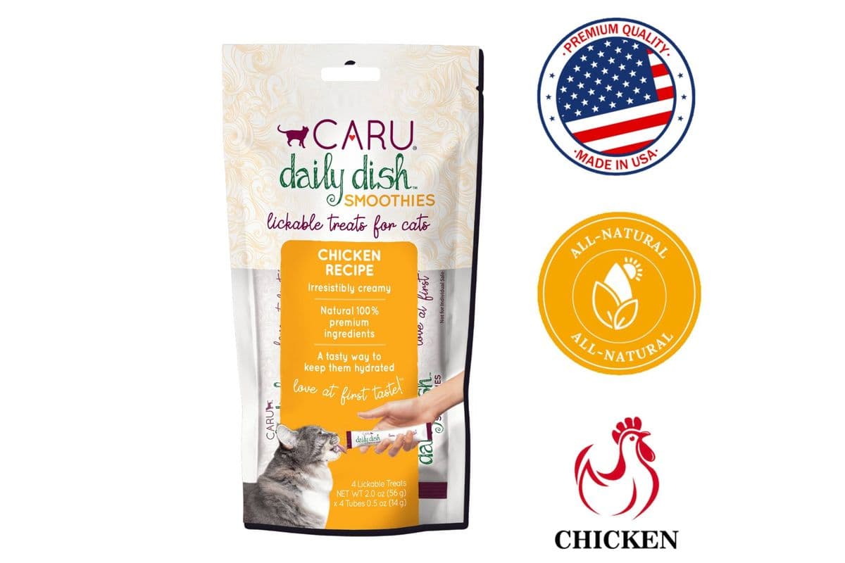 Caru Daily Dish Smoothie Chicken Cat Treat