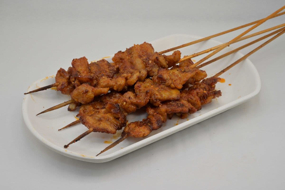 BBQ Pork Belly (5 Skewers) 烤五花肉 (5串)