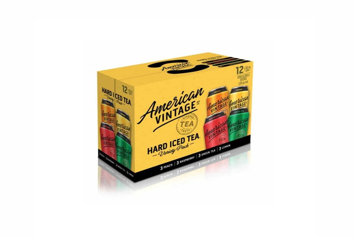 113952. AMERICAN VINTAGE ICED TEA VARIETY (12 x 355ML (CANS))