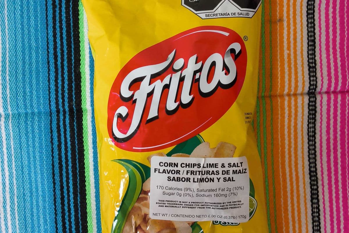 Fritos Corn Lime and Salt (170g)