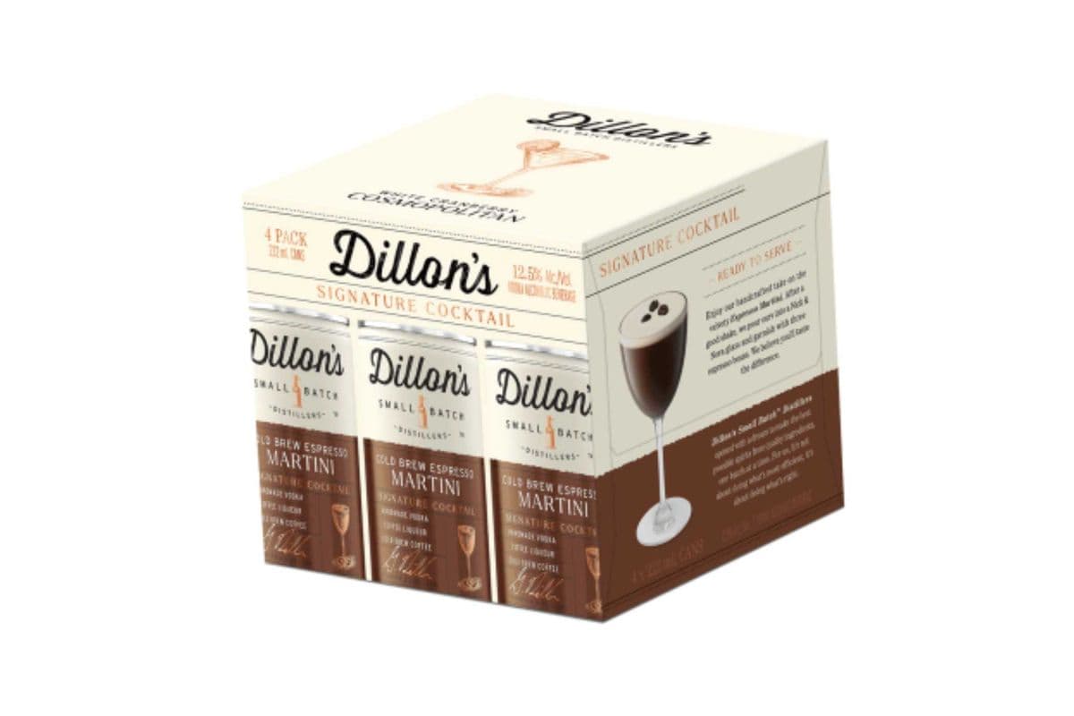 Dillion's Cold Brew Espresso Martini (4 x 222 ml)
