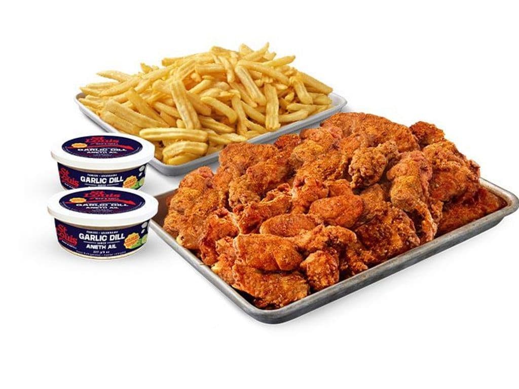 World Famous Dusted Wings Platter - 80 Pcs