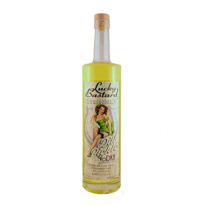 Lucky Bastard Dill Pickle Vodka (750 ml) (1 x 750)